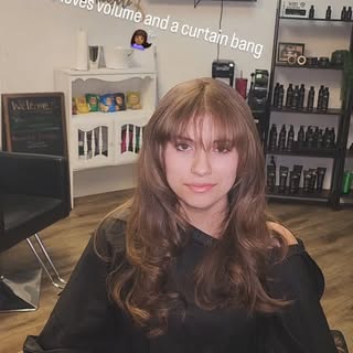 Cut and Blowout 
Looks can be deceiving my client has extremely dense and coarse hair. Have to use a