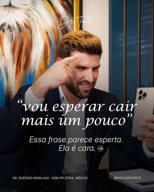 "Vou esperar cair mais um pouco pra fazer tudo de uma vez." Eu escuto isso toda semana. E entendo a 
