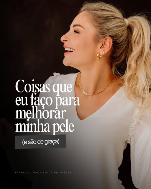 Nem tudo que eu faço pela minha pele vem de um potinho ou de um procedimento.

Alguns dos cuidados q