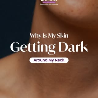 Dark skin around your neck? It could be your body trying to tell you something. Swipe to find out wh