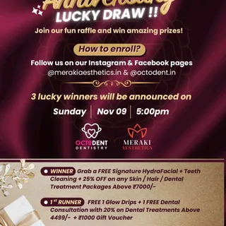 🎉 It’s our Anniversary & the celebration’s on YOU! 💝
We’re bringing the fun with a Lucky Draw Raff