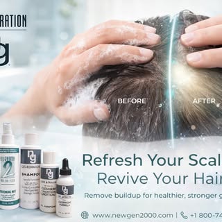 Product buildup can block healthy hair growth. A proper scalp buildup treatment helps refresh your s