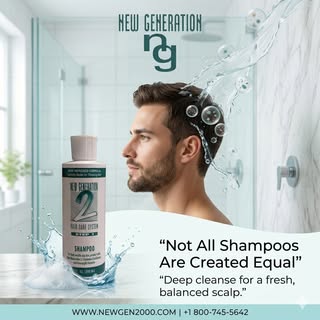 Not all shampoos are created equal. A scalp-cleansing shampoo goes deeper to remove buildup while ke
