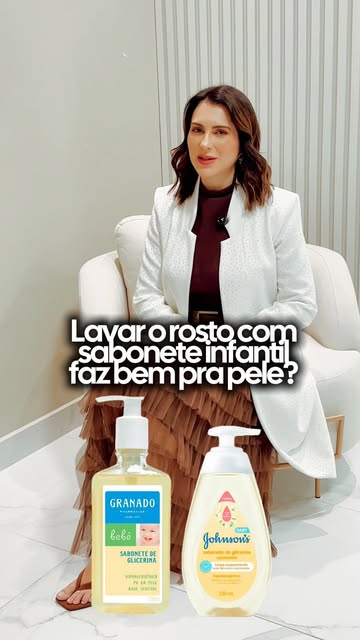 ‼️Se você usa ou já pensou em lavar seu rosto com sabonetes ou shampoos infantis … PARE e assista es