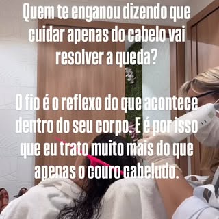 Quem te enganou dizendo que cuidar apenas do cabelo vai resolver a queda?

O fio é o reflexo do que 