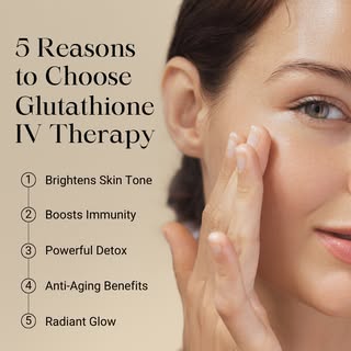 Glowing, even-toned, and youthful skin — from the inside out! ✨
Glutathione IV Therapy helps detox y