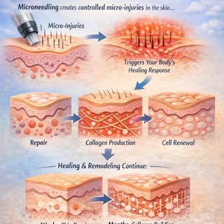 Why microneedling works 

Microneedling creates controlled micro-injuries in the skin.

Your body re