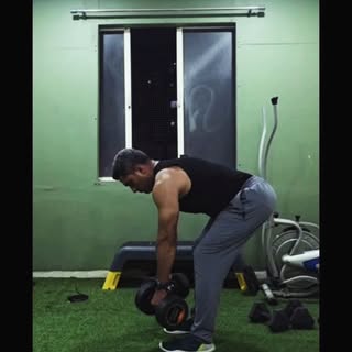 PULL DAY ( back, biceps and posterior shoulder )

1. Bent over rows - dumbell, barbell and single ar