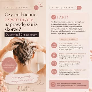 Czy częste mycie naprawdę szkodzi włosom? 🧐

Daj znać w komentarzu, czy o tym wiedziałeś!

📍Hair M