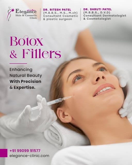Enhance your natural features with Botox & Fillers in Ahmedabad ✨ Designed for subtle, refreshed and