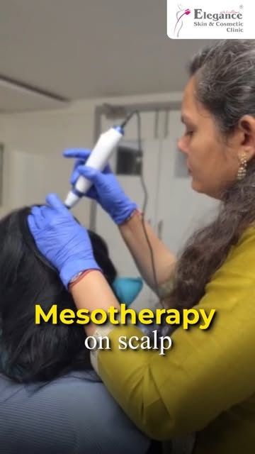 Struggling with hair thinning? ✨ 
Restore healthier-looking hair with advanced scalp mesotherapy des