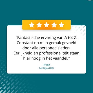 Een ontspannen en comfortabele ervaring op de behandeldag is voor ons net zo belangrijk als het eind