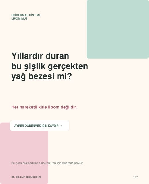Yağ bezesi mi ? 
Kist mi?
#kist #yağbezesi #kitle #cyst #ben