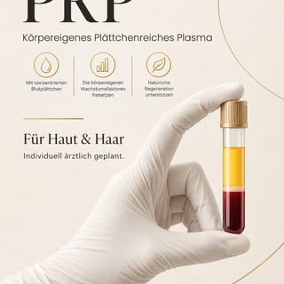 PRP – mehr als nur körpereigenes Plasma.

Bei der PRP-Behandlung wird aus einer kleinen Menge Eigenb