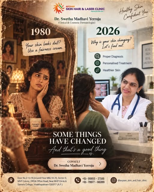 ✨ From the 1980s to 2026 — dermatology has come a long way.

What once meant a basic skin examinatio