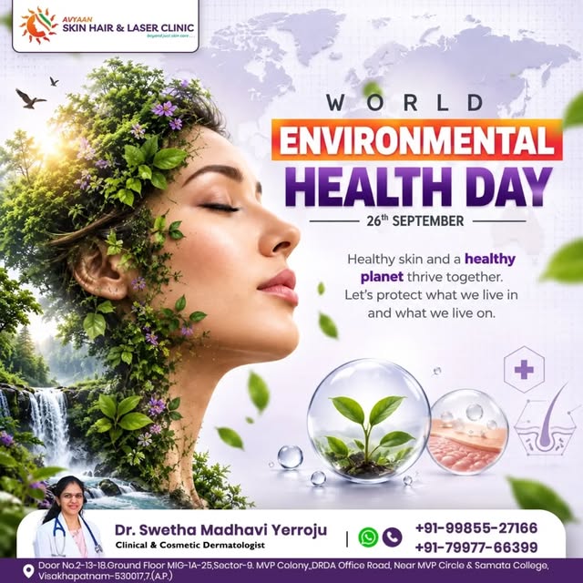 World Environmental Health Day | September 26 🌿

A healthy planet and healthy skin go hand in hand.
