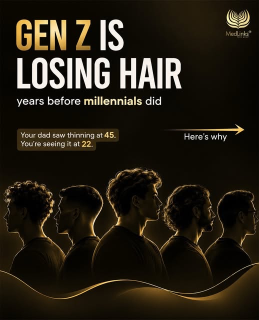 Your parents worried about hair loss in their 40s. Gen Z is Googling it in their 20s 👀

So… what ch