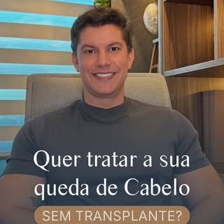 Você gostaria de tratar a sua queda de cabelo, recuperar a sua autoestima, sem precisar de transplan