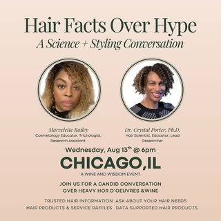 Chicago Florae Beauties—this one’s for you!
Next week, we’re linking up for Hair Facts Over Hype—a w