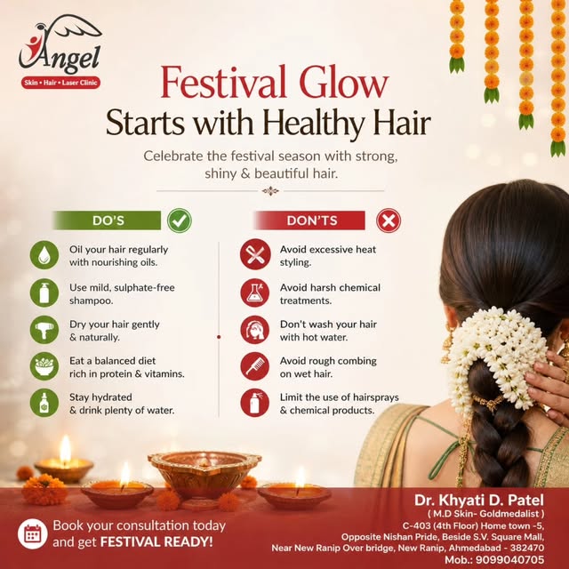 ✨ Festival Glow Starts with Healthy Hair! ✨
Festivals are all about dressing up, looking your best, 