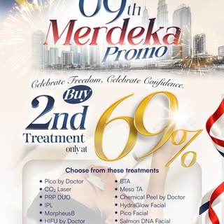 🇲🇾 CELEBRATE FREEDOM, CELEBRATE CONFIDENCE! ✨

Give your skin the ultimate upgrade this Merdeka se