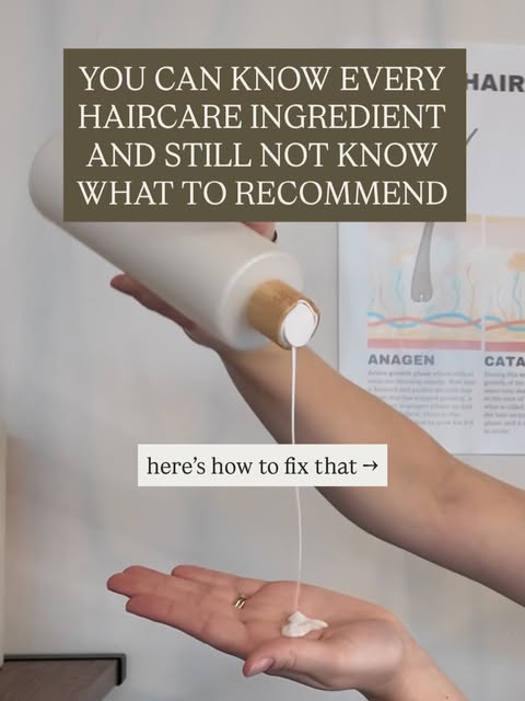Knowing haircare ingredients is great. But can you actually use that knowledge to confidently recomm