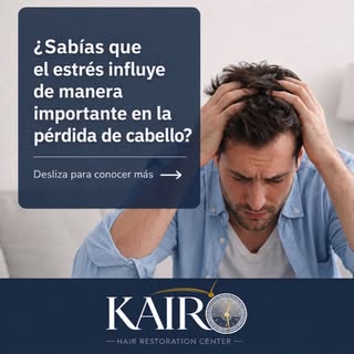 La caída por estrés es un proceso temporal , y existen tratamientos que pueden ayudar a frenarla 

E