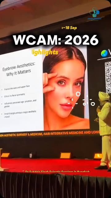Dr. Sukhbir Singh at WCAM 2026 — sharing expertise on a global platform.

From the science behind pe