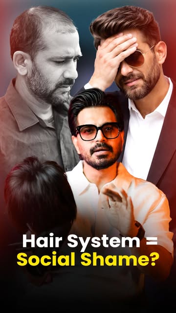Why is it still a big deal to wear a hair system openly? 🤔

The real issue isn’t hair loss, it’s th