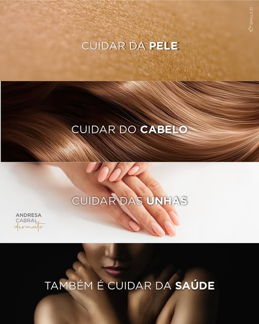 🔹 A pele é o maior órgão do corpo humano, e junto com os cabelos e as unhas, forma um sistema essen