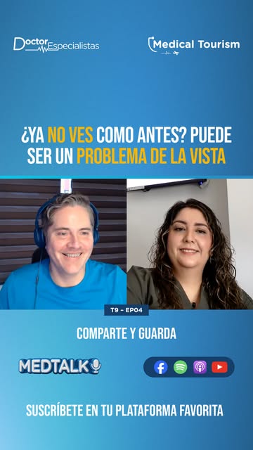 ¿Ya no ves como antes? Puede ser un problema de la vista - Disponible en Podcast 🎧

¿Entrecierras l