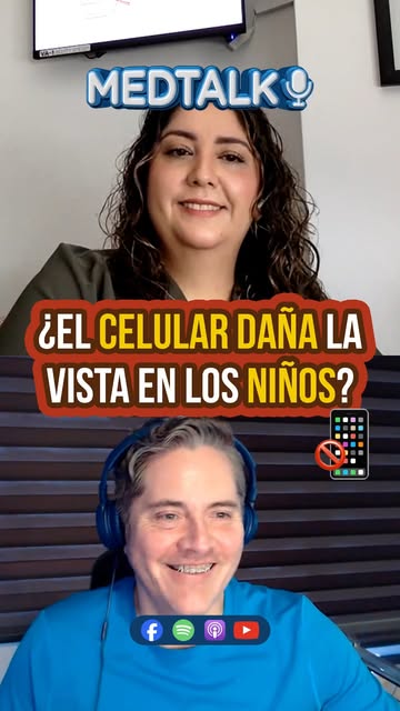 ¿El celular realmente daña la vista de los niños? 📱👀 

La pantalla no quema sus ojos, pero abusar 