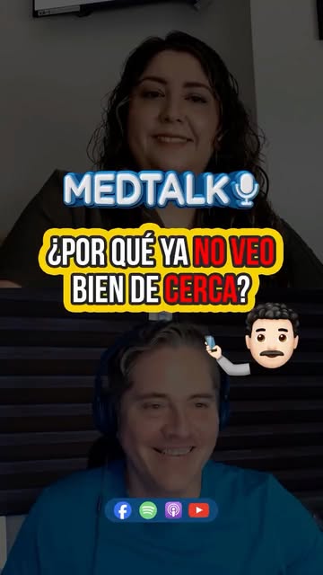 ¿Por qué ya no veo bien de cerca? 👨🏻🤳🏻
Con el paso de los años, el lente natural de nuestro ojo 