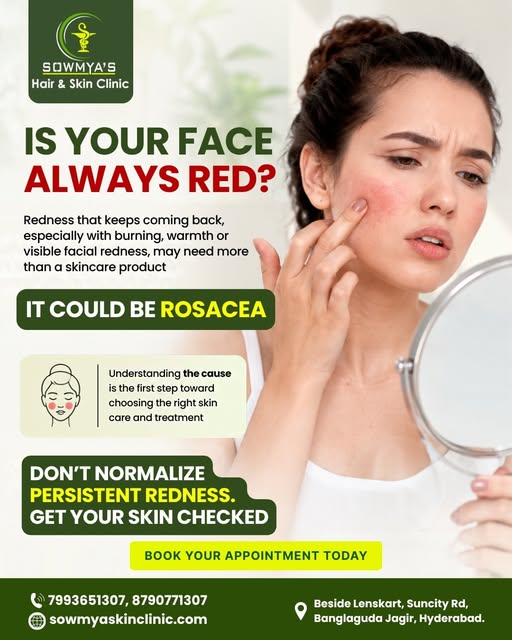 Clearer Skin Starts With the Right Care

Persistent facial redness, burning or warmth? It could be r