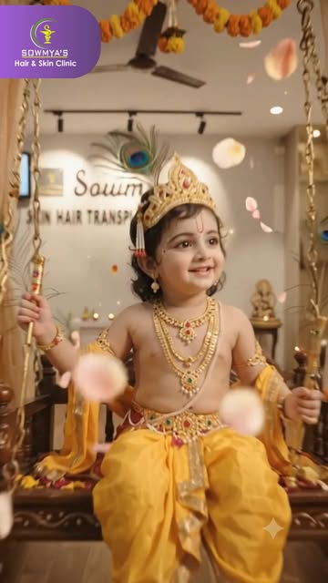 A sprinkle of joy, a touch of devotion, and a glow that lights up every celebration. 💛🪈

This Janm