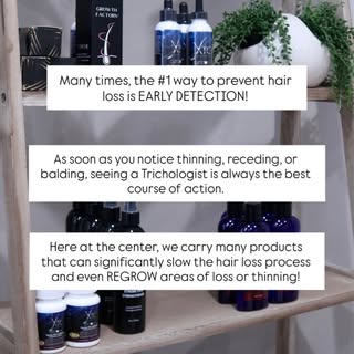Let us help guide you along your hair growth journey! Here at Hudson Valley Hair Loss we have large 