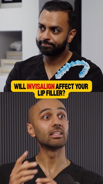 Should you get lip filler while you’re having Invisalign treatment, or is it better to wait until yo