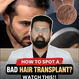 Not every hair transplant delivers the results you expect! ⚠️ Learn how to spot the warning signs of