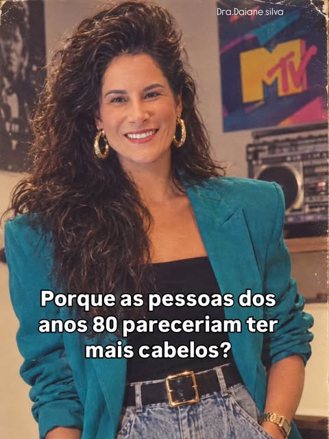 Se você entrou na tendência das fotos dos anos 80, provavelmente percebeu uma coisa:
o cabelo pareci