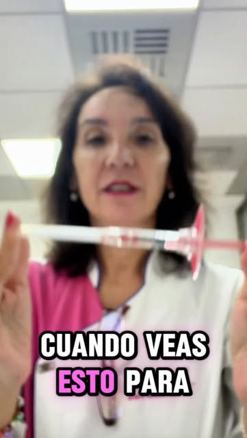 🩸 Esto me ha pasado esta misma mañana en consulta.

Durante una infiltración, al realizar un tratam
