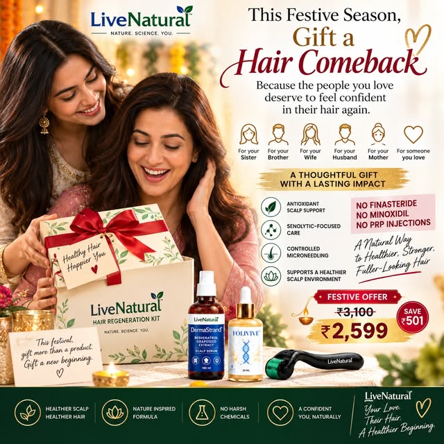 Gift a Hair Comeback!❤️

This festive season, don’t just give someone you love a gift.
Give them a r