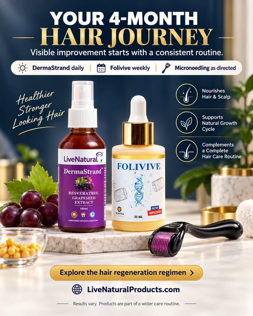 4-Month Hair Regeneration Journey
Healthy-looking hair doesn’t happen overnight — consistency matter