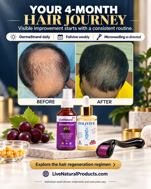 4-Month Hair Regeneration Journey
Healthy-looking hair doesn’t happen overnight — consistency matter