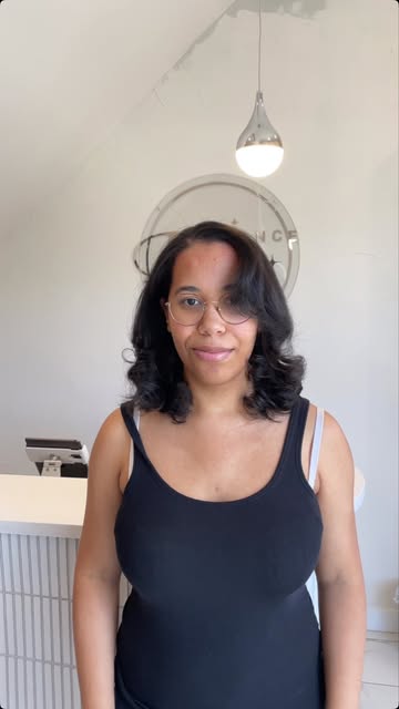 A silk press can take natural hair from textured and full to smooth, sleek and bouncy while still ke