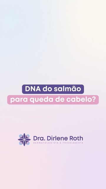 DNA do salmão virou um daqueles nomes que chamam atenção.

Mas quando falamos em queda de cabelo, a 