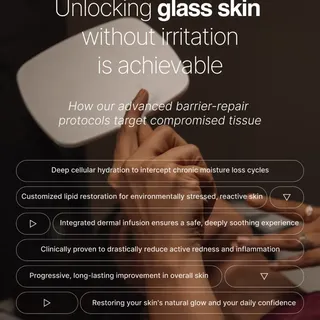 Glass skin, minus the irritation.

Chasing that glass-skin glow usually means dealing with redness, 