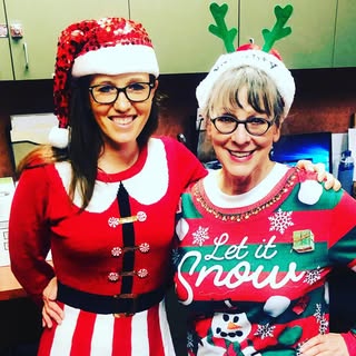 Spreading holiday cheer! #christmassweater #happyholidays #seasonsgreetings #boardcertifieddermatolo