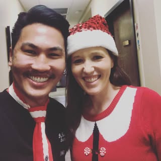Today we brought holiday joy and love to our patients! #boadcertifieddermatologist #mentor #resident