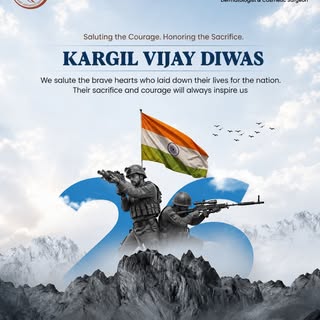 Their courage wrote history. Their sacrifice gave us freedom.

On Kargil Vijay Diwas, we bow our hea