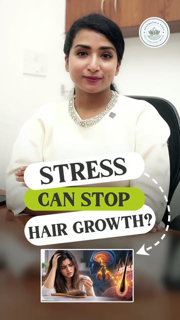Stress can affect your hair more than you think. 😟🧠➡️🧑‍🦱

Ever noticed increased hair shedding a